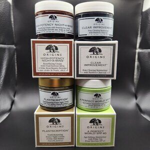 NIB 4 Full Size ORIGINS Moisturizers Plantscription, Clear Improvement & more